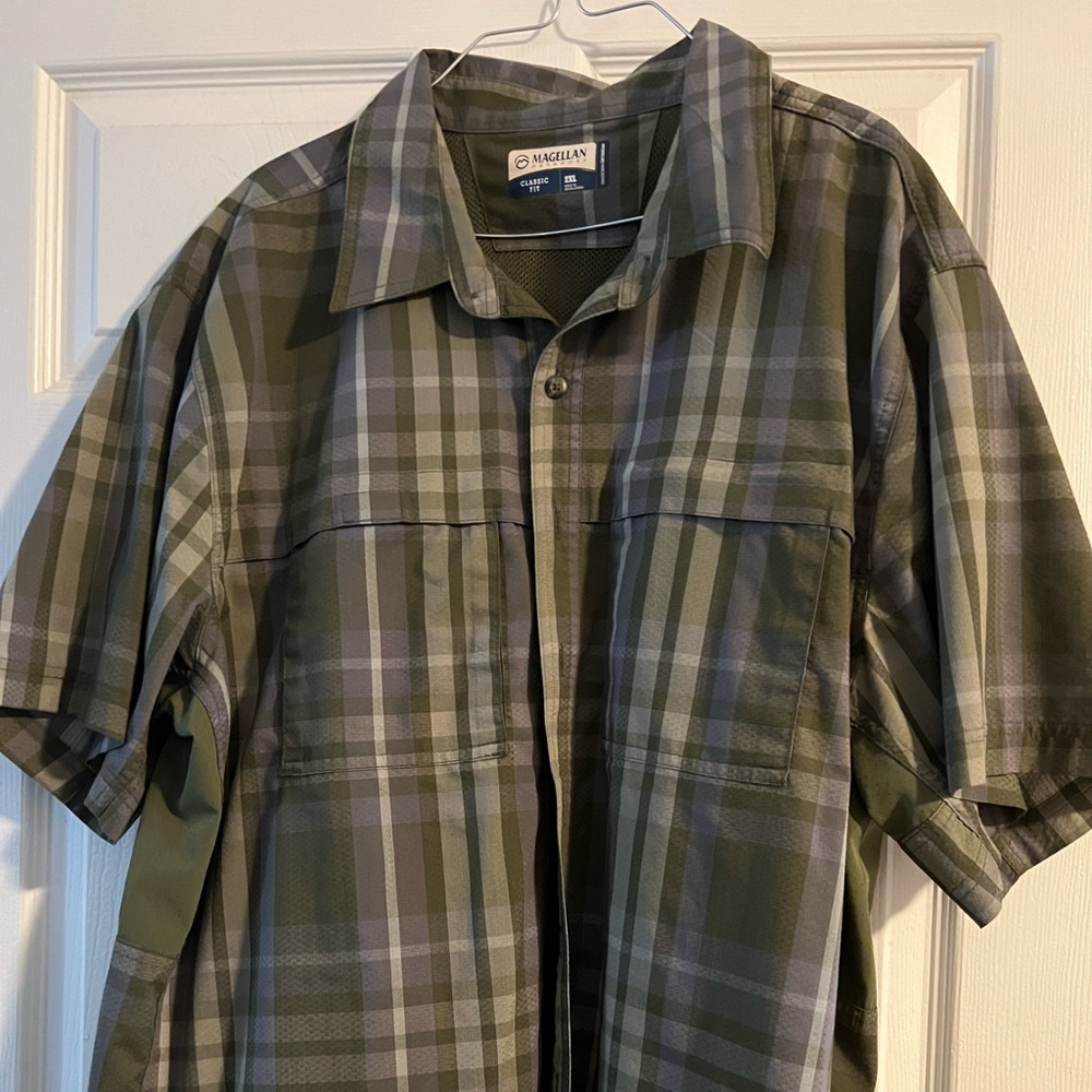 Magellan short sleeve button down